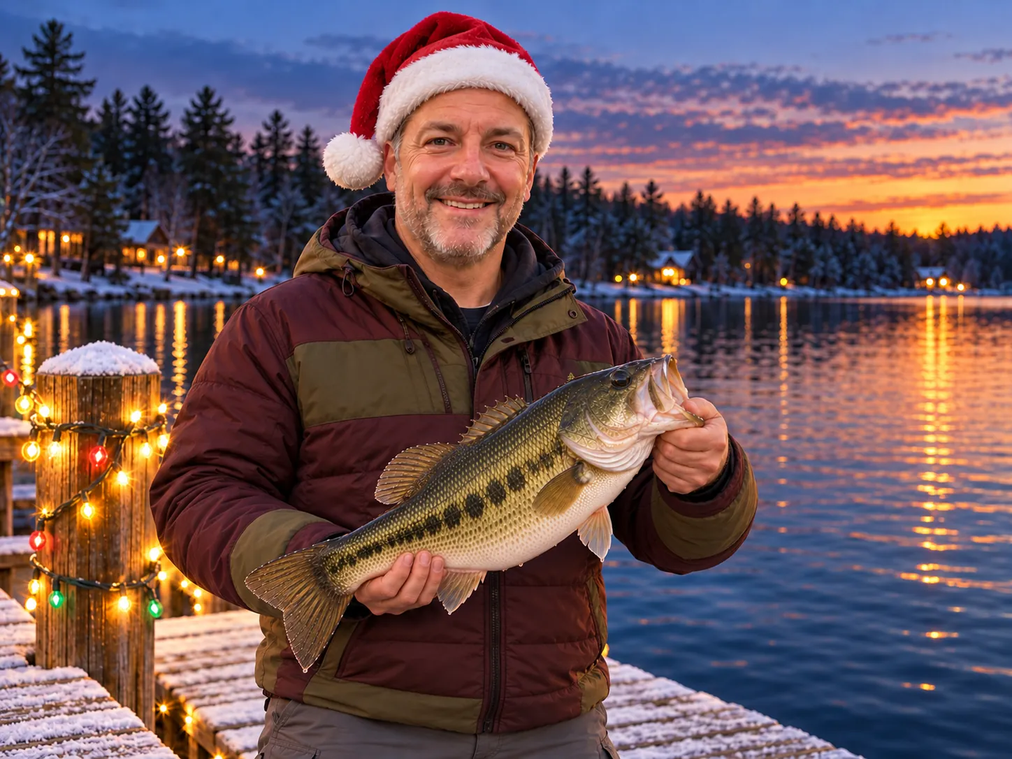 December: Merry Bassmas — Largemouth Bass
